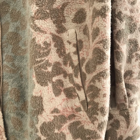 FREE PEOPLE Printed Ruby Jacket In Tea Combo Beige - Picture 9 of 16